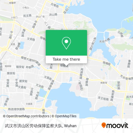 武汉市洪山区劳动保障监察大队 map
