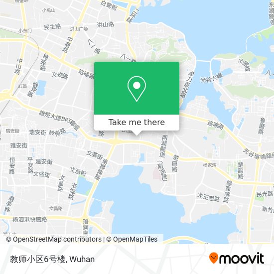 教师小区6号楼 map