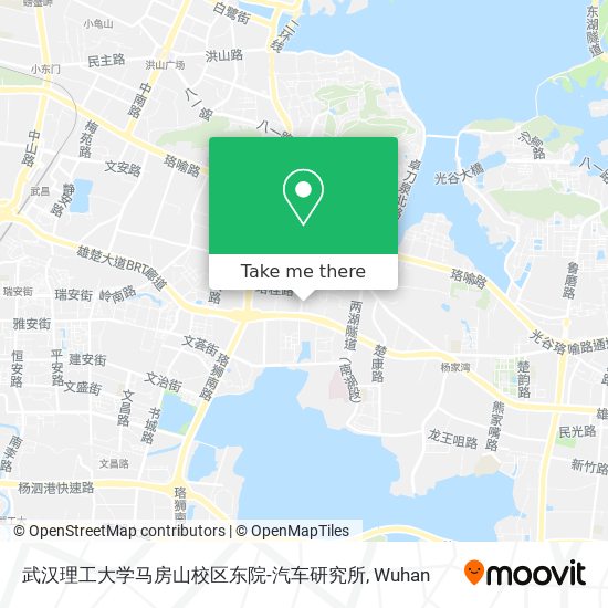 武汉理工大学马房山校区东院-汽车研究所 map