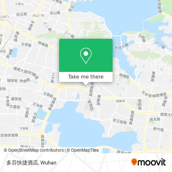 多芬快捷酒店 map