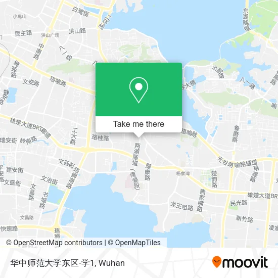 华中师范大学东区-学1 map