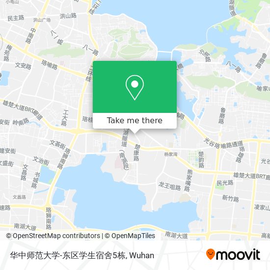 华中师范大学-东区学生宿舍5栋 map