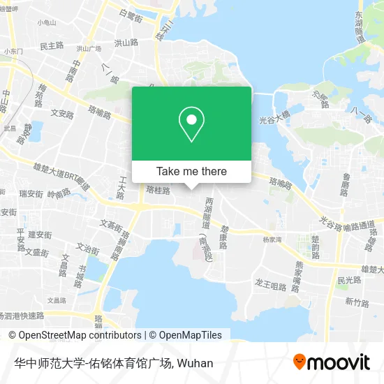 华中师范大学-佑铭体育馆广场 map