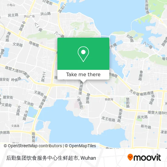 后勤集团饮食服务中心生鲜超市 map