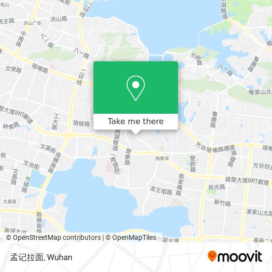 孟记拉面 map