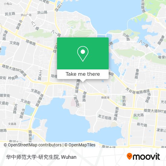 华中师范大学-研究生院 map