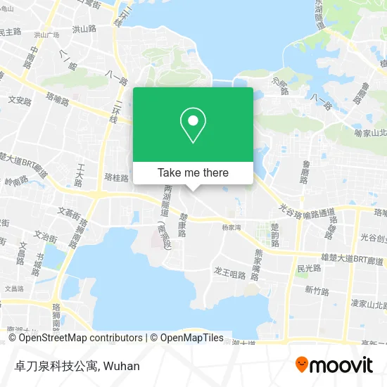 卓刀泉科技公寓 map
