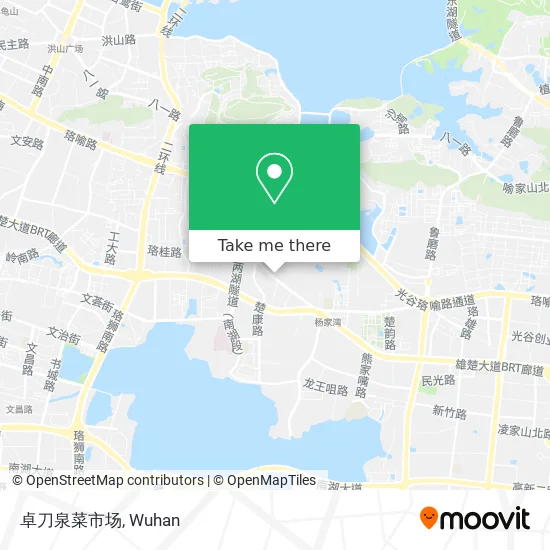 卓刀泉菜市场 map