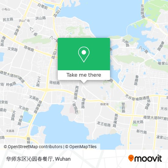 华师东区沁园春餐厅 map