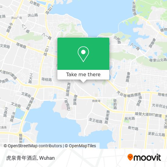 虎泉青年酒店 map