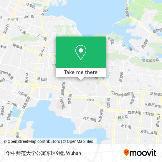 华中师范大学公寓东区9幢 map
