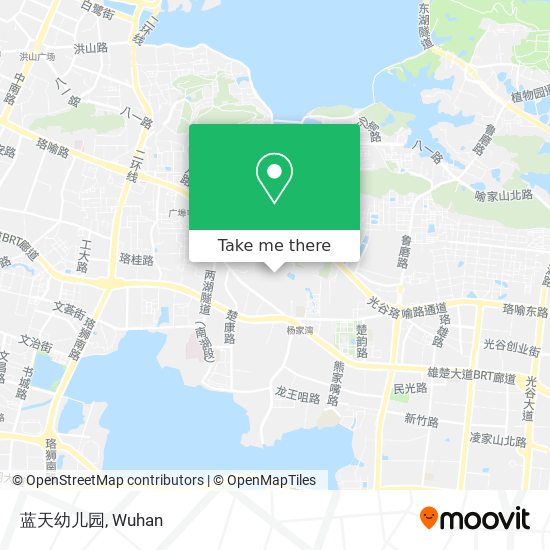 蓝天幼儿园 map