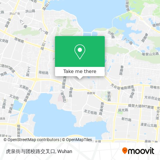 虎泉街与团校路交叉口 map