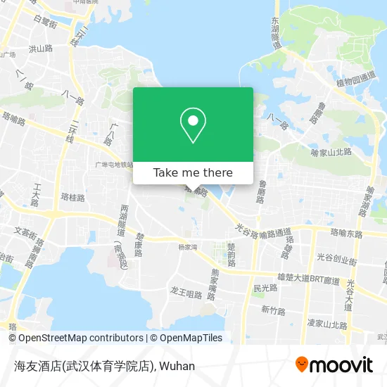 海友酒店(武汉体育学院店) map