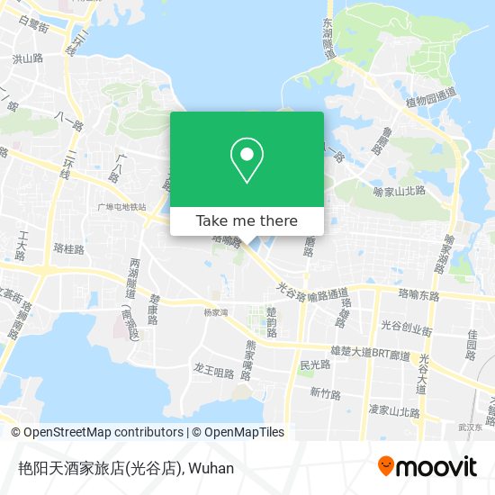 艳阳天酒家旅店(光谷店) map