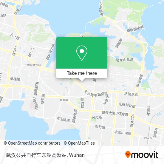武汉公共自行车东湖高新站 map