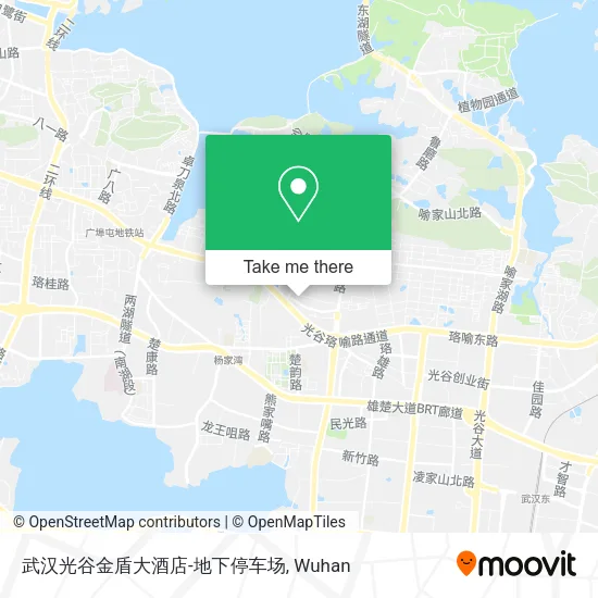 武汉光谷金盾大酒店-地下停车场 map
