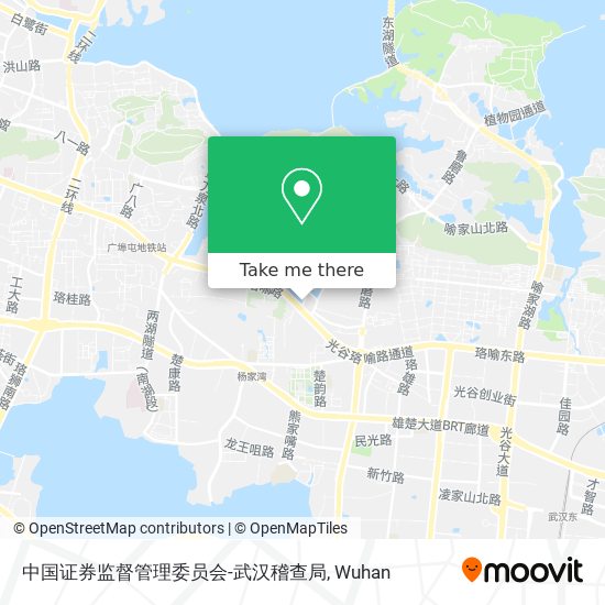 中国证券监督管理委员会-武汉稽查局 map