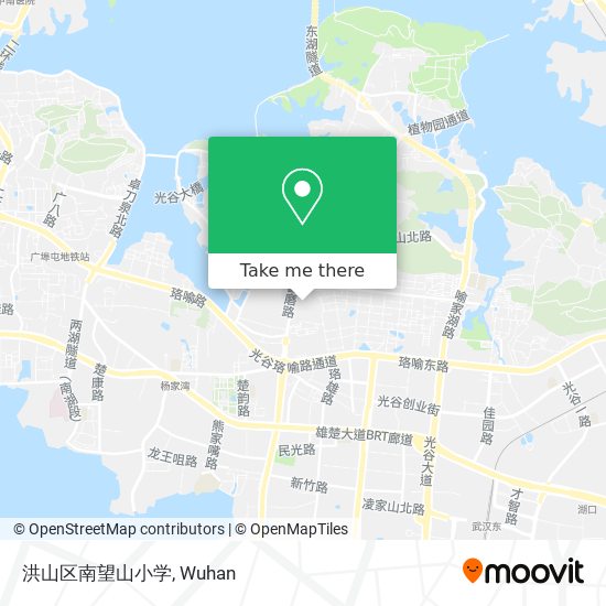 洪山区南望山小学 map