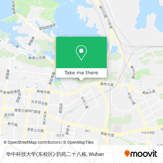 华中科技大学(东校区)-韵苑二十八栋 map