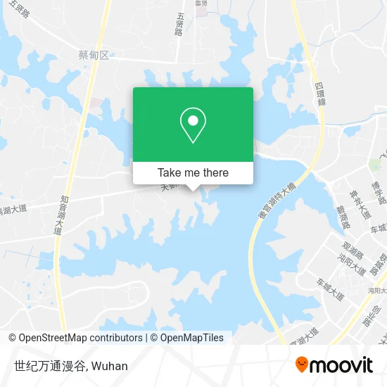 世纪万通漫谷 map