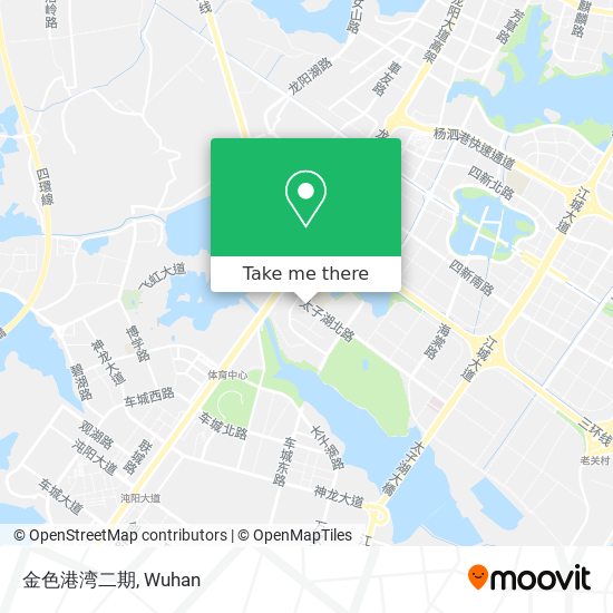 金色港湾二期 map