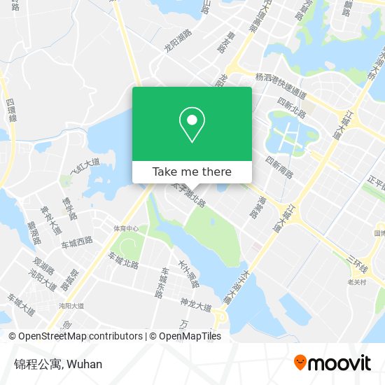 锦程公寓 map