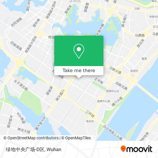 绿地中央广场-D区 map