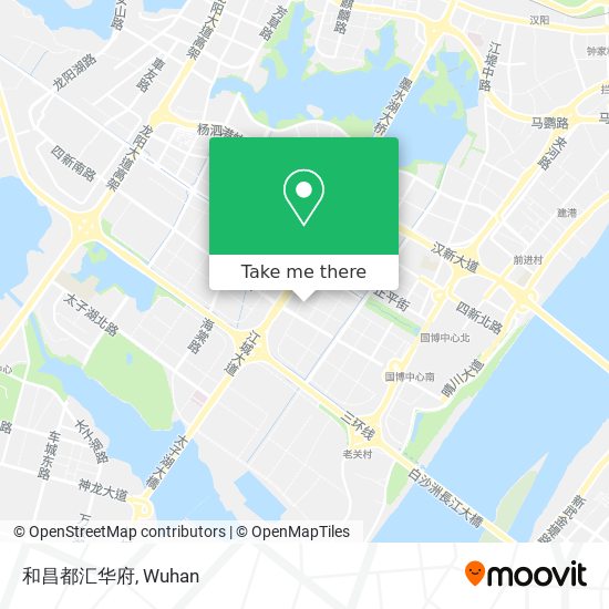 和昌都汇华府 map