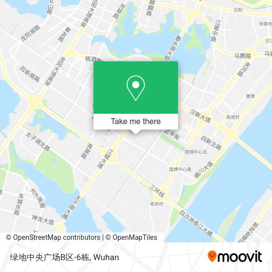 绿地中央广场B区-6栋 map