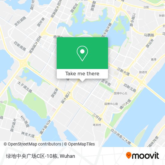绿地中央广场C区-10栋 map