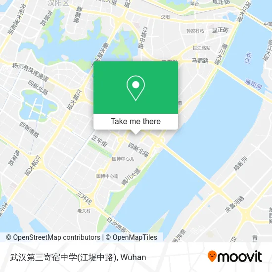 武汉第三寄宿中学(江堤中路) map