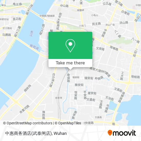 中惠商务酒店(武泰闸店) map