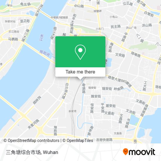 三角塘综合市场 map