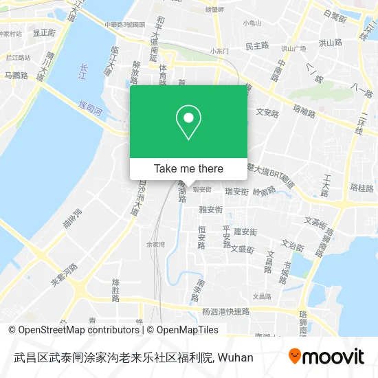 武昌区武泰闸涂家沟老来乐社区福利院 map