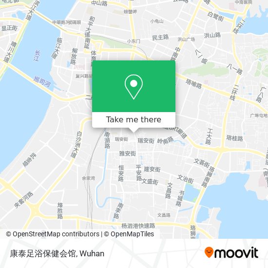 康泰足浴保健会馆 map