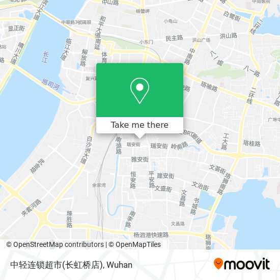 中轻连锁超市(长虹桥店) map