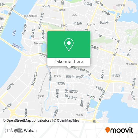 江宏别墅 map