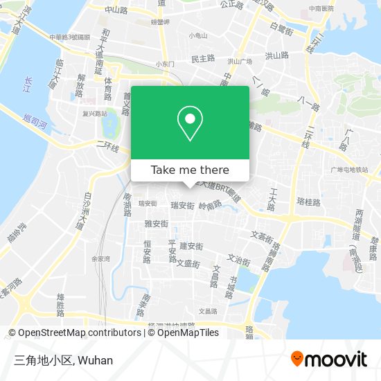 三角地小区 map