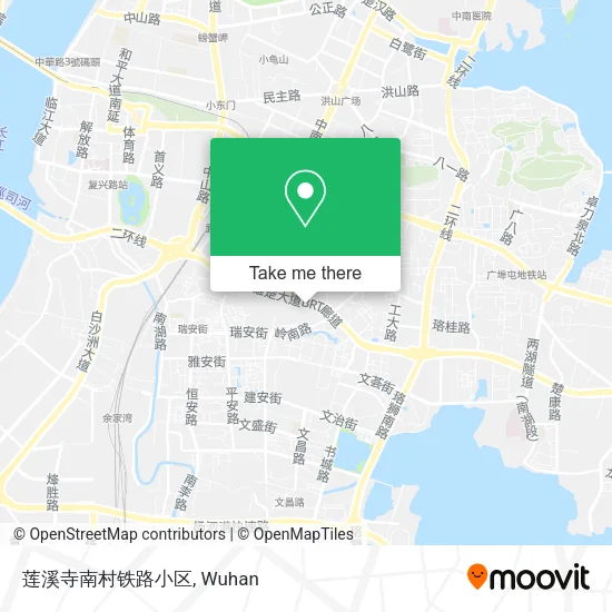 莲溪寺南村铁路小区 map