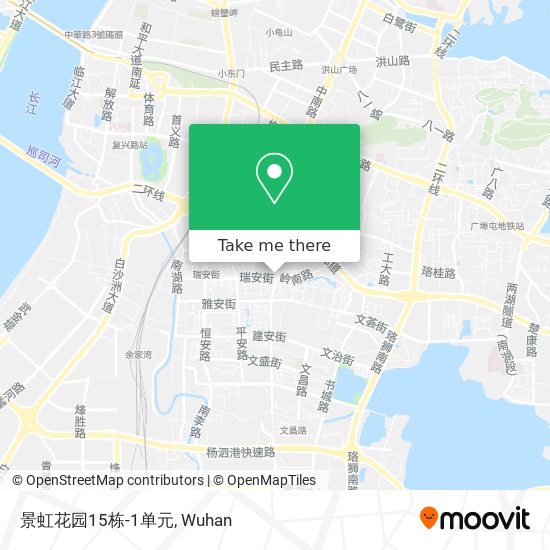 景虹花园15栋-1单元 map