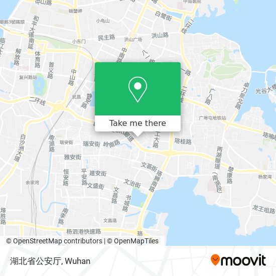 湖北省公安厅 map