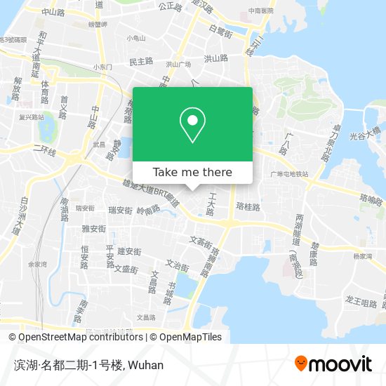 滨湖·名都二期-1号楼 map