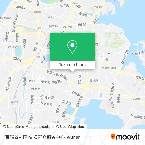 百瑞景社区-党员群众服务中心 map