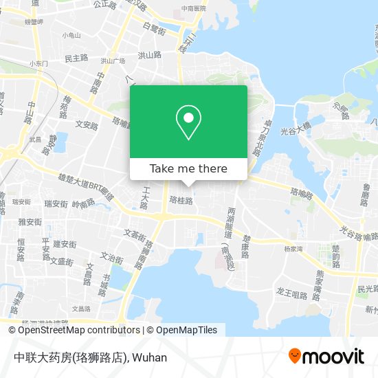 中联大药房(珞狮路店) map