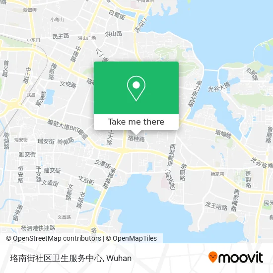 珞南街社区卫生服务中心 map