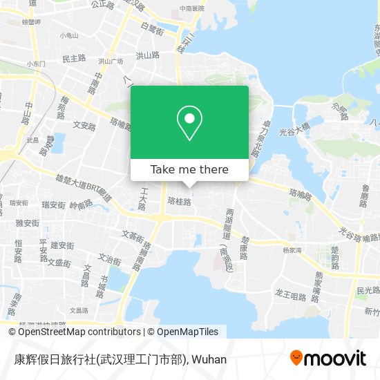 康辉假日旅行社(武汉理工门市部) map