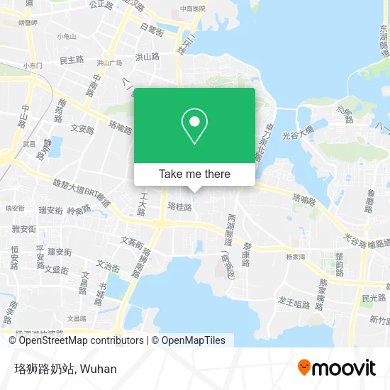 珞狮路奶站 map
