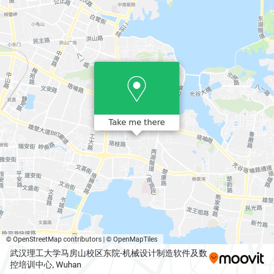武汉理工大学马房山校区东院-机械设计制造软件及数控培训中心 map