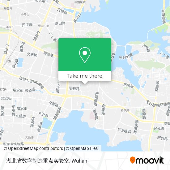 湖北省数字制造重点实验室 map